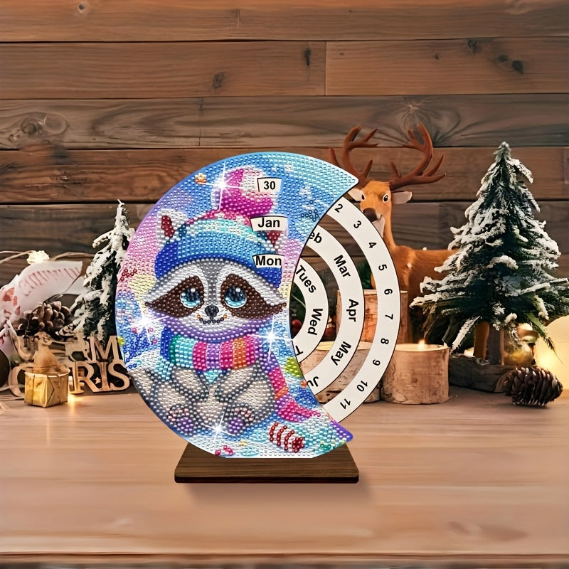 Raccoon | Calendar | Diamond Painting