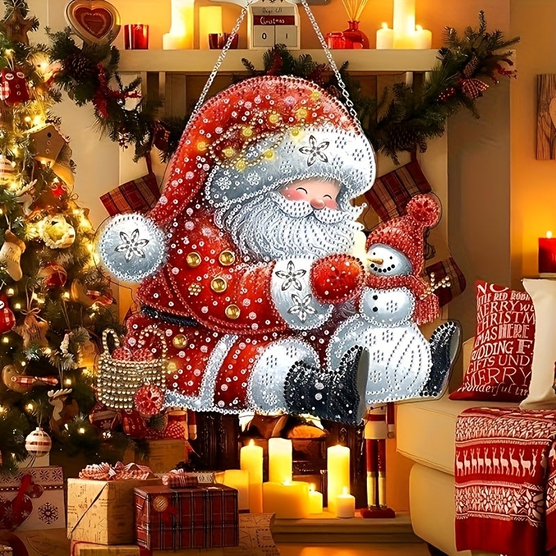 Christmas Santa Diamond Painting Decoration Hanger
