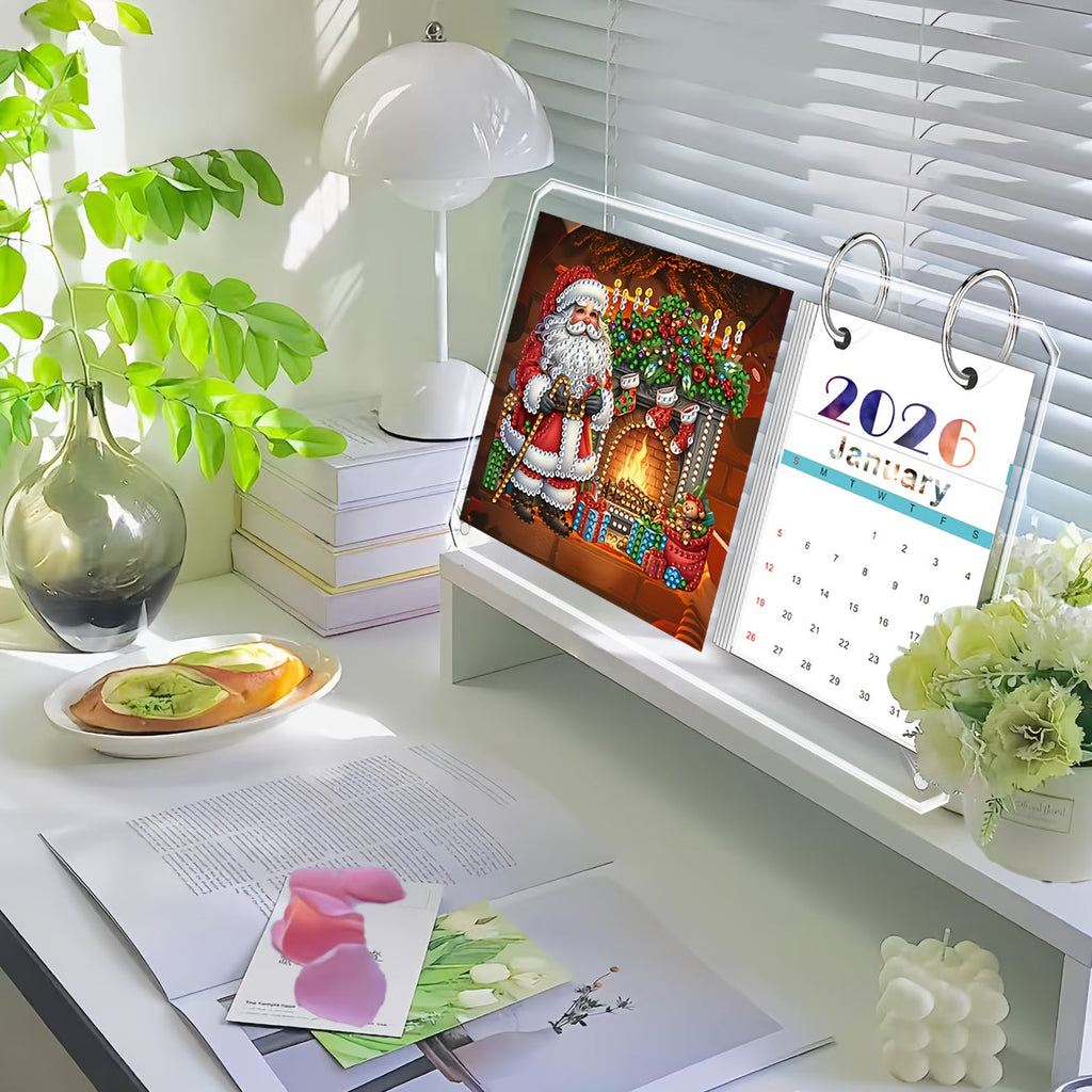Santa Claus | Standing Calendar | Diamond Painting