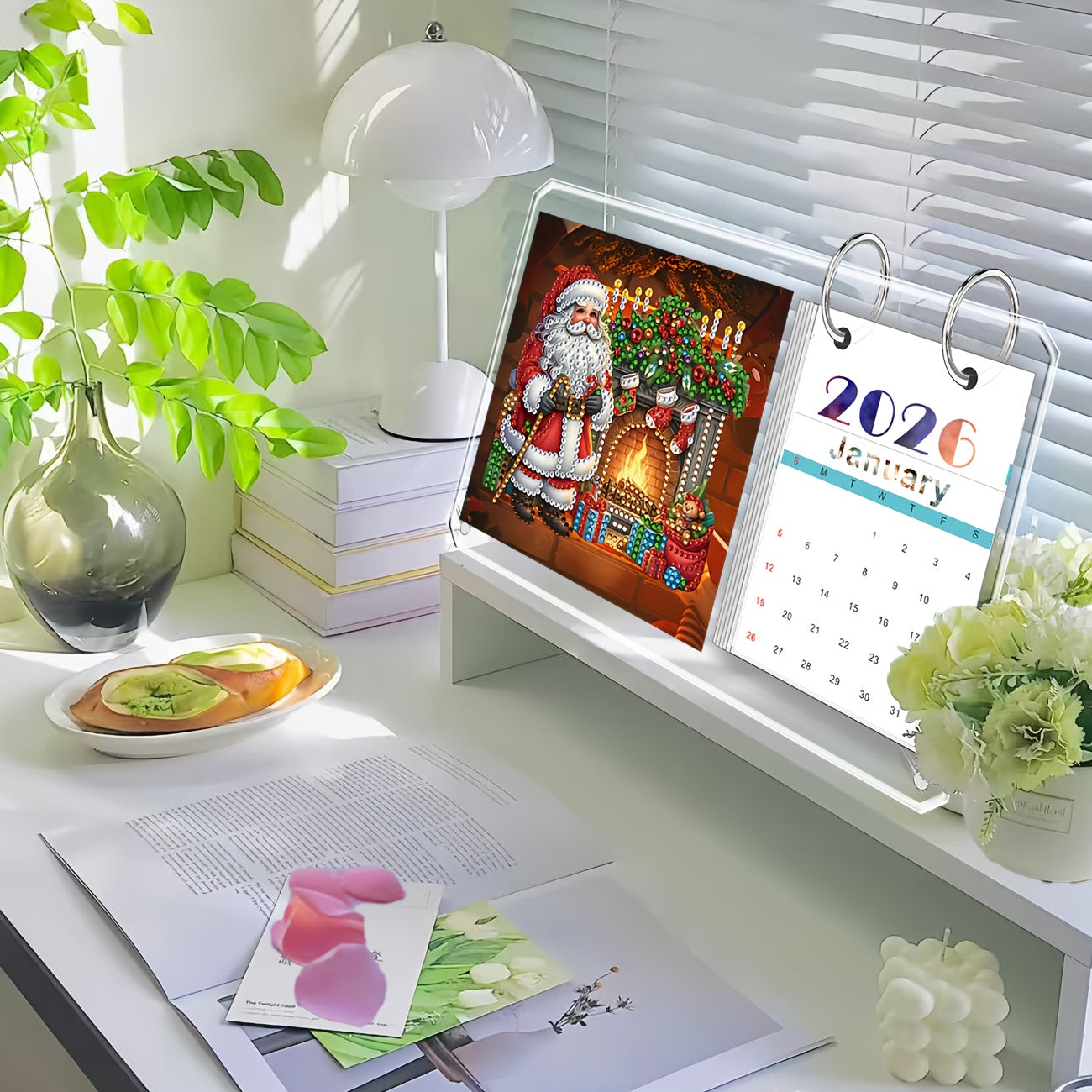 Santa Claus | Standing Calendar | Diamond Painting