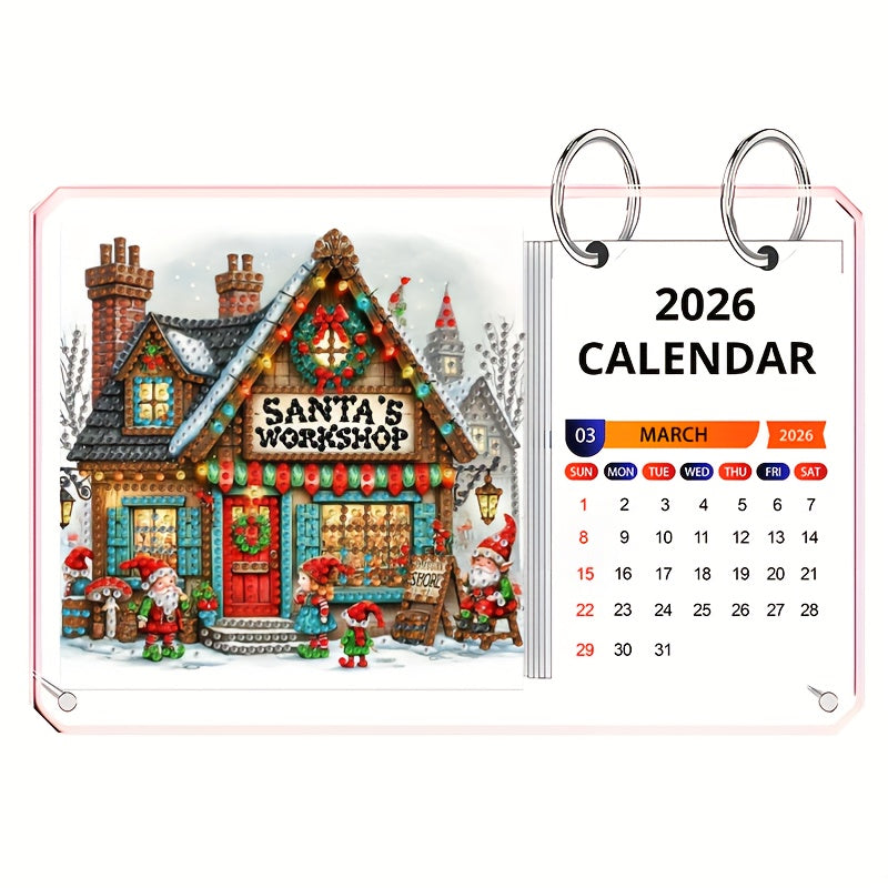 Christmas Shop | Standing Calendar | Diamond Painting