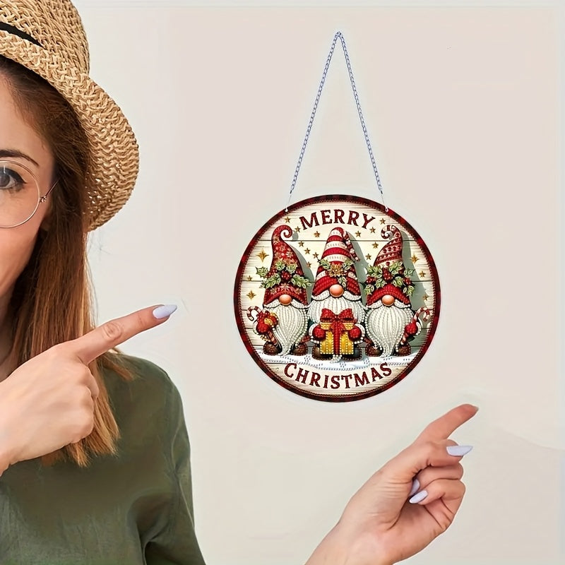Decoration Hanging | Christmas Gnomes | Diamond Painting