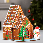 Christmas House | Construction Kit | Diamond Painting