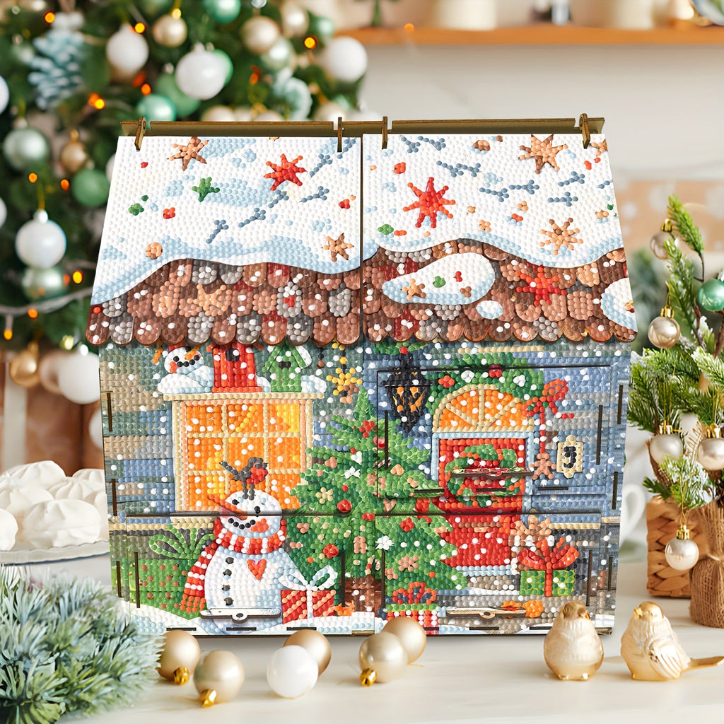 House with drawers | Building kit | Diamond painting