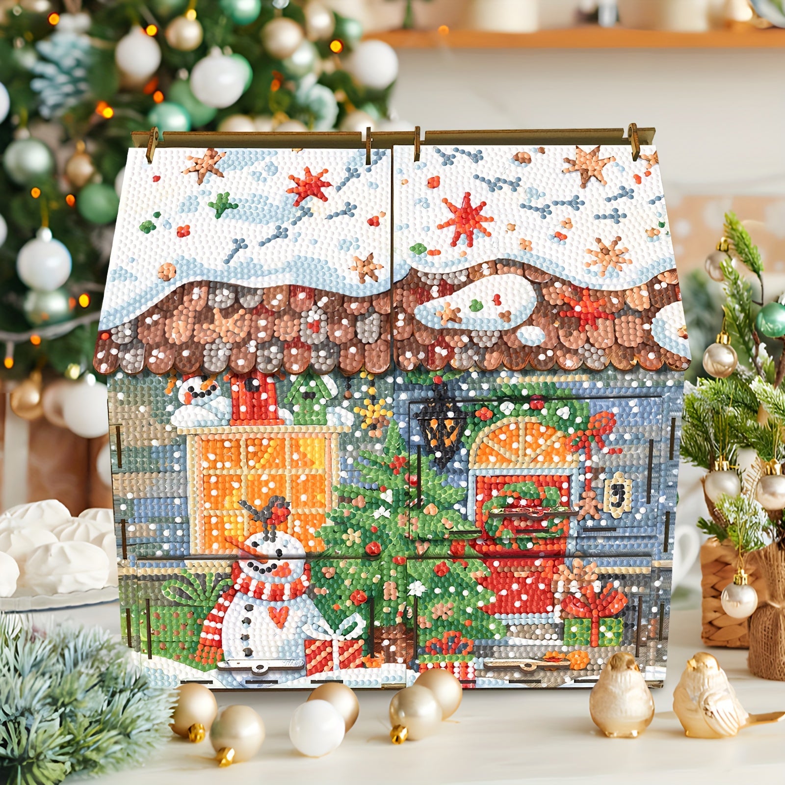 House with drawers | Building kit | Diamond painting