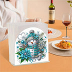 Snowman | Napkin Holder | Diamond Painting
