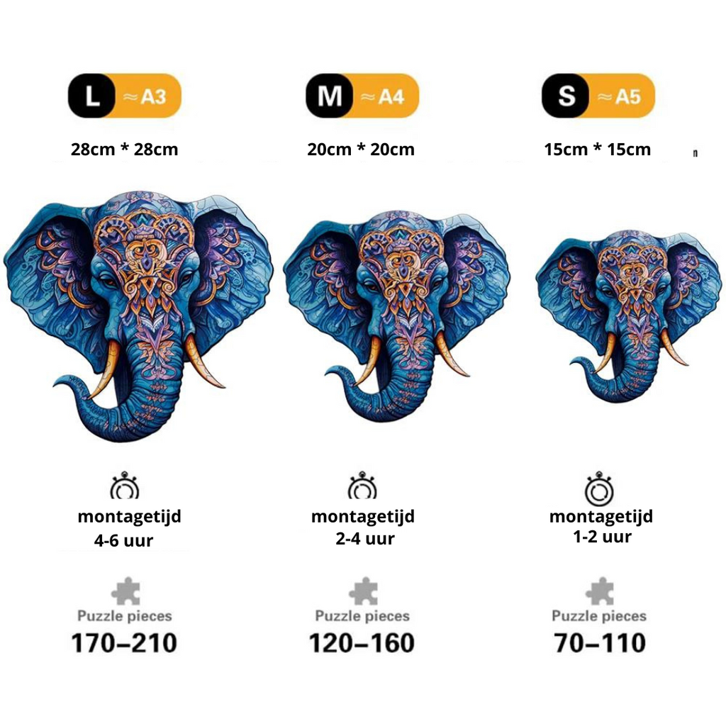 Elephant | Wooden Puzzle