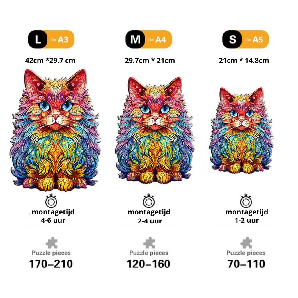 Persian Cat | Wooden Puzzle