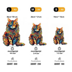 Tough Cat | Wooden Puzzle