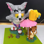 Funny Cat & Mouse | Building Blocks