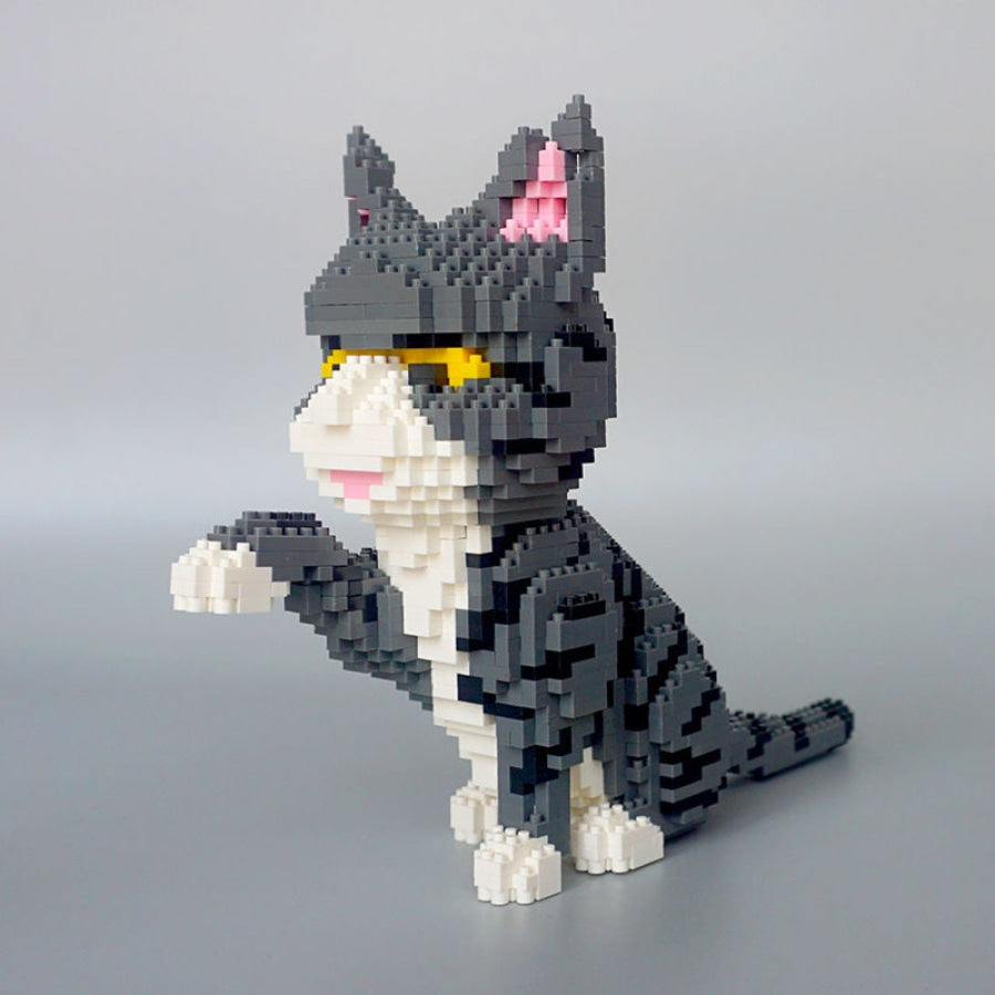 Gray Cat | Building Blocks