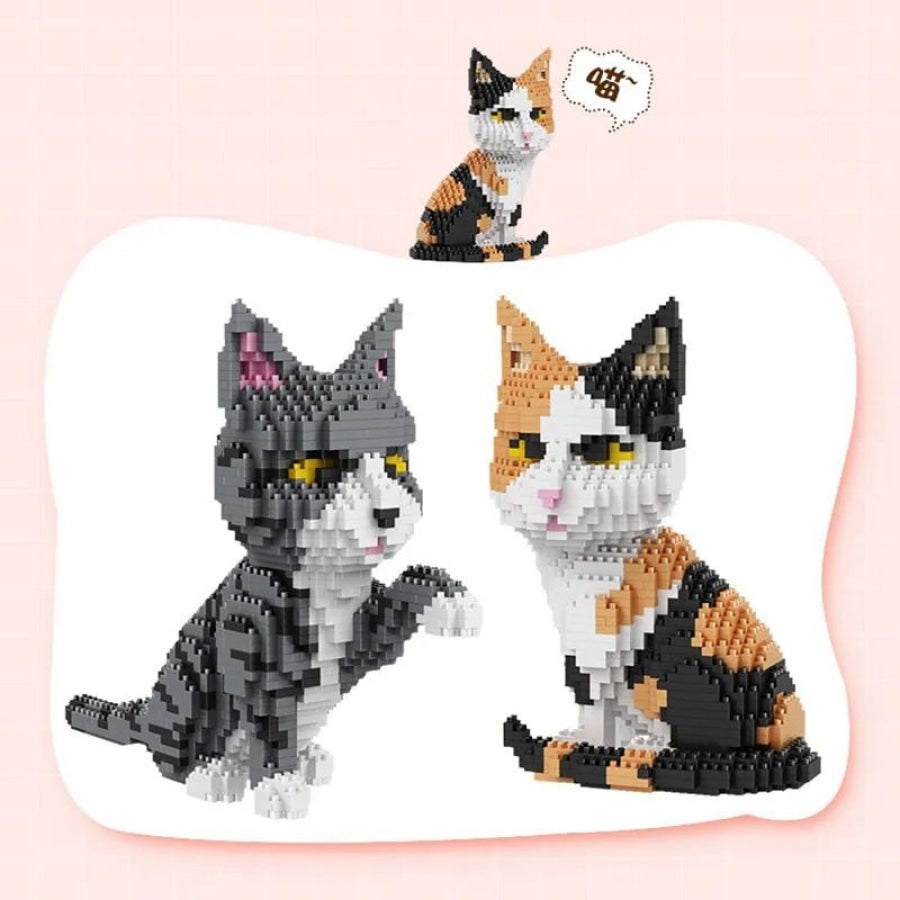 Gray Cat | Building Blocks