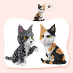 Gray Cat | Building Blocks