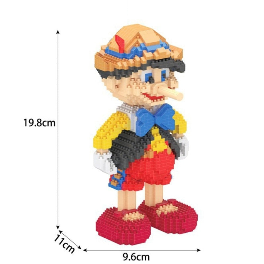 Girl with a long nose | Construction Blocks