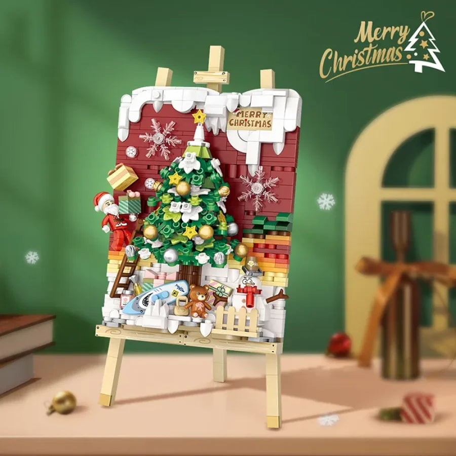 Christmas Painting | Building Blocks