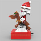 Santa Claus on Reindeer | Building Blocks