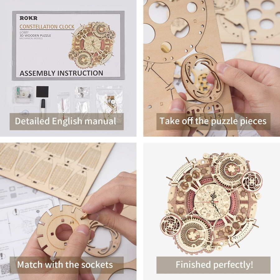 Classic Clock | Wooden Construction Kits