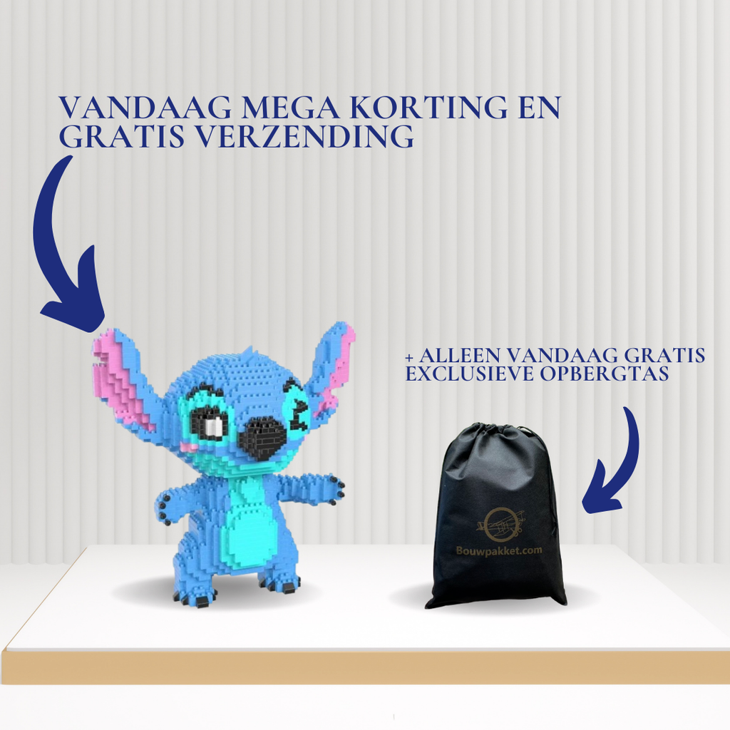 Blue Creature with a Wink | Building Blocks