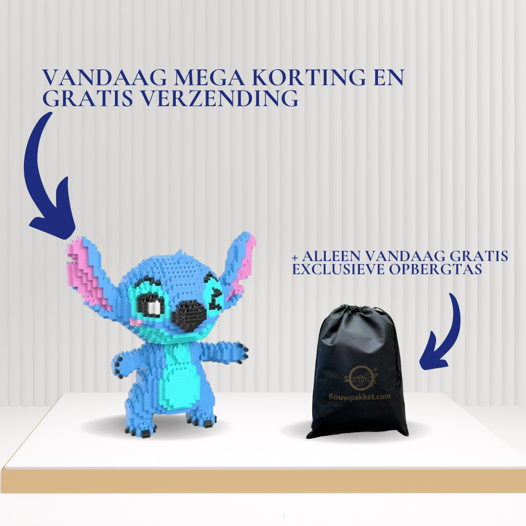 Blue Creature with a Wink | Building Blocks