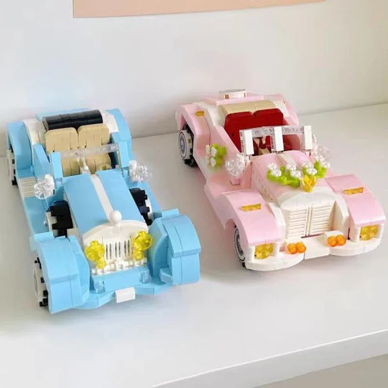 Colored Retro Car | Building Blocks