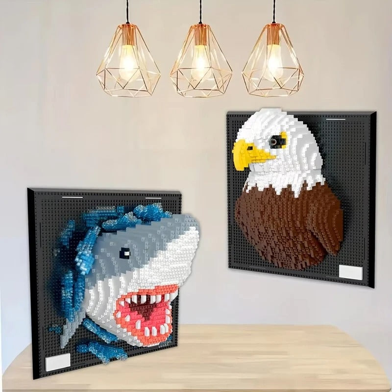 Shark on Building Plate | Building Blocks