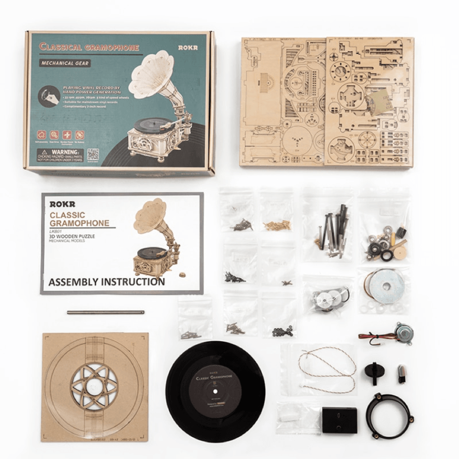 Mega Gramophone | Wooden Construction Kits