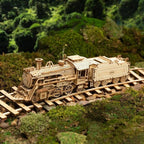 Mini Steam Train With Wagon | Wooden Construction Kits