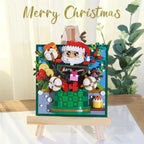 Beautiful Christmas painting | Building blocks