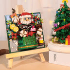 Beautiful Christmas painting | Building blocks
