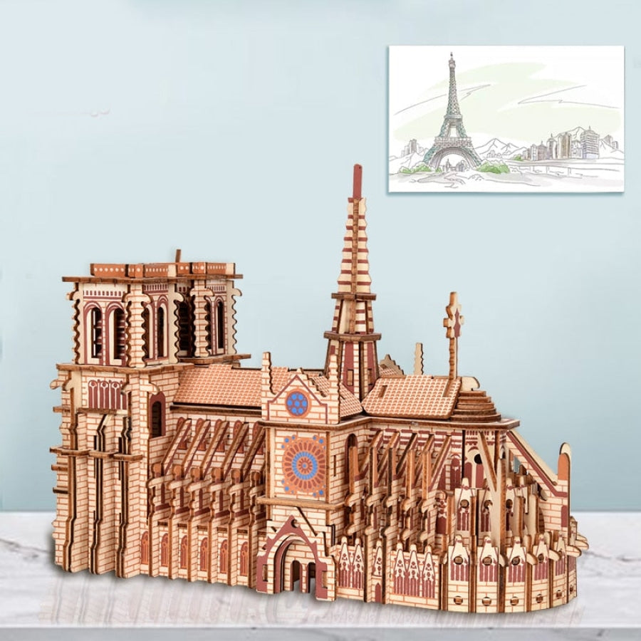 Notre Dame | Wooden Building Kits