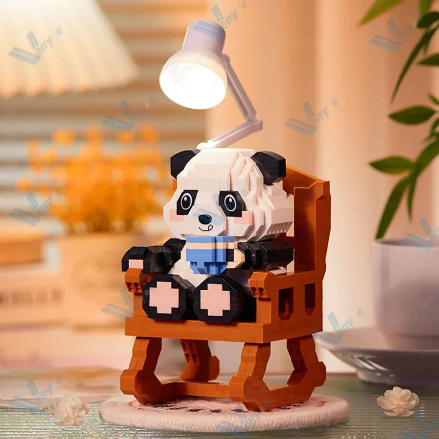 Panda on chair | Building blocks
