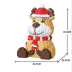 Reindeer with Scarf | Building Blocks