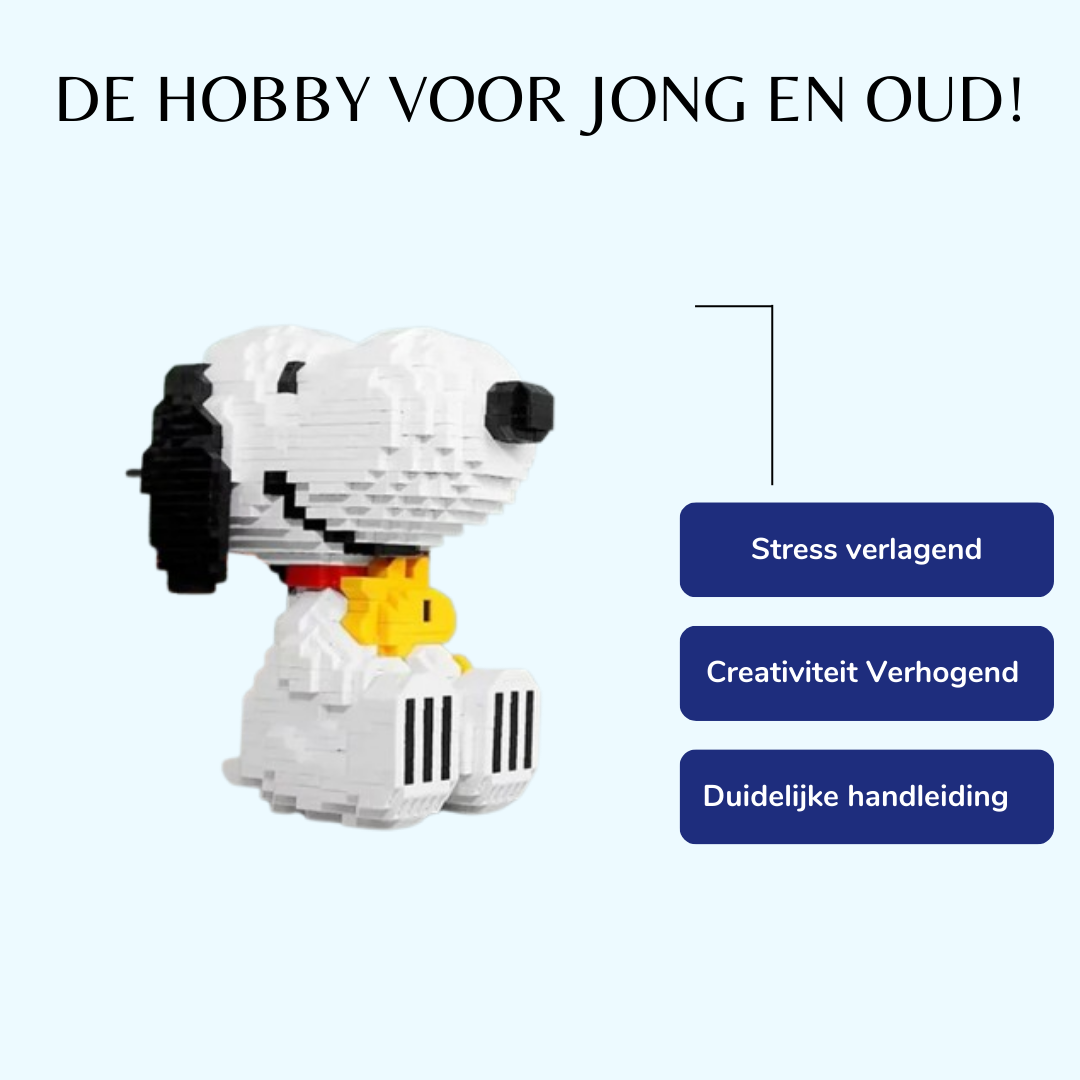 Cute Fictional Beagle | Building Blocks