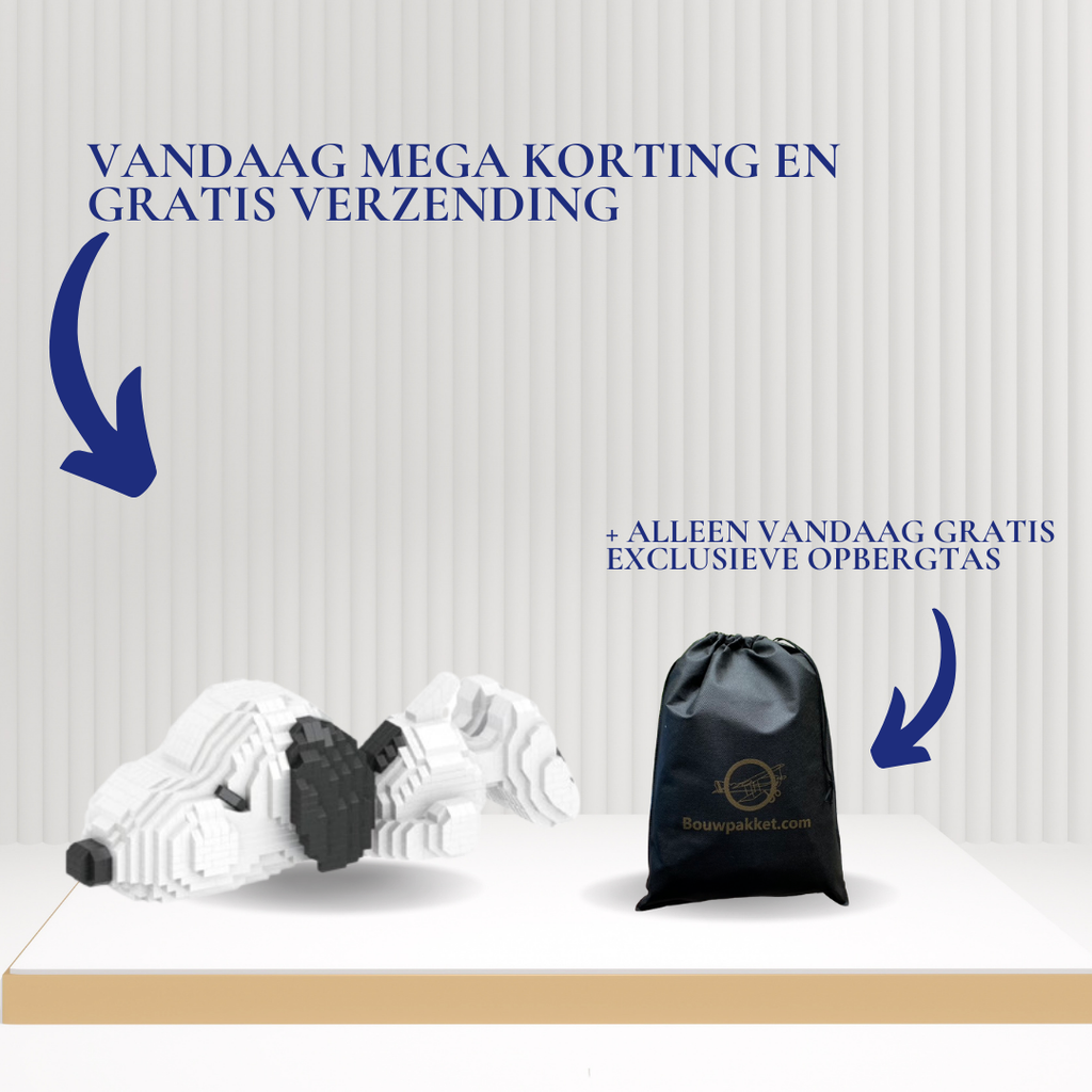 Sleeping Fictional Beagle | Building Blocks