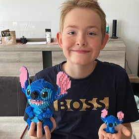 Cute Blue Creature | Building Blocks