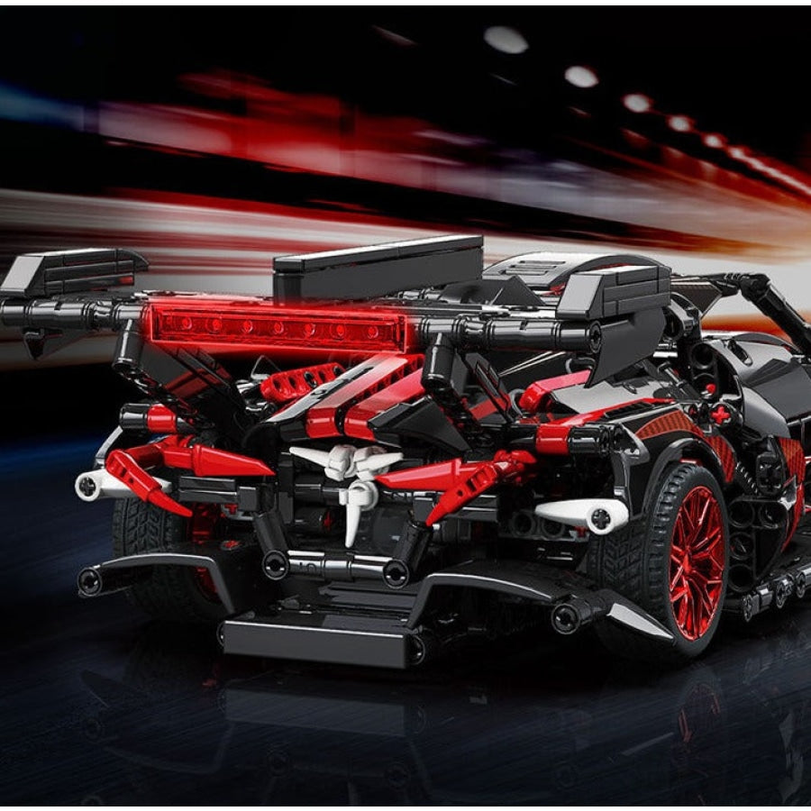 Tough Black Car | Building Blocks