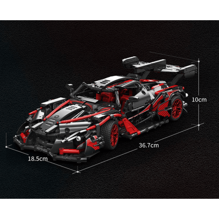 Tough Black Car | Building Blocks