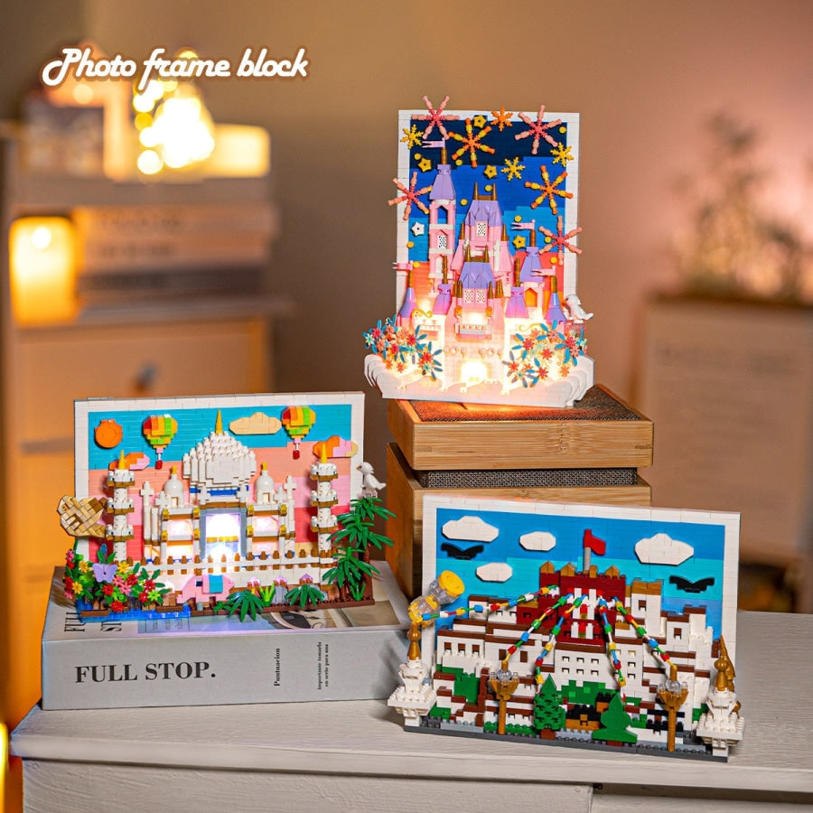 Taj Mahal Photo Frame | Building Blocks