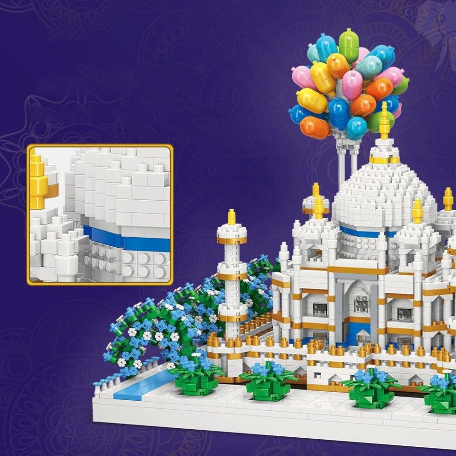 Taj Mahal with Balloons | Building Blocks