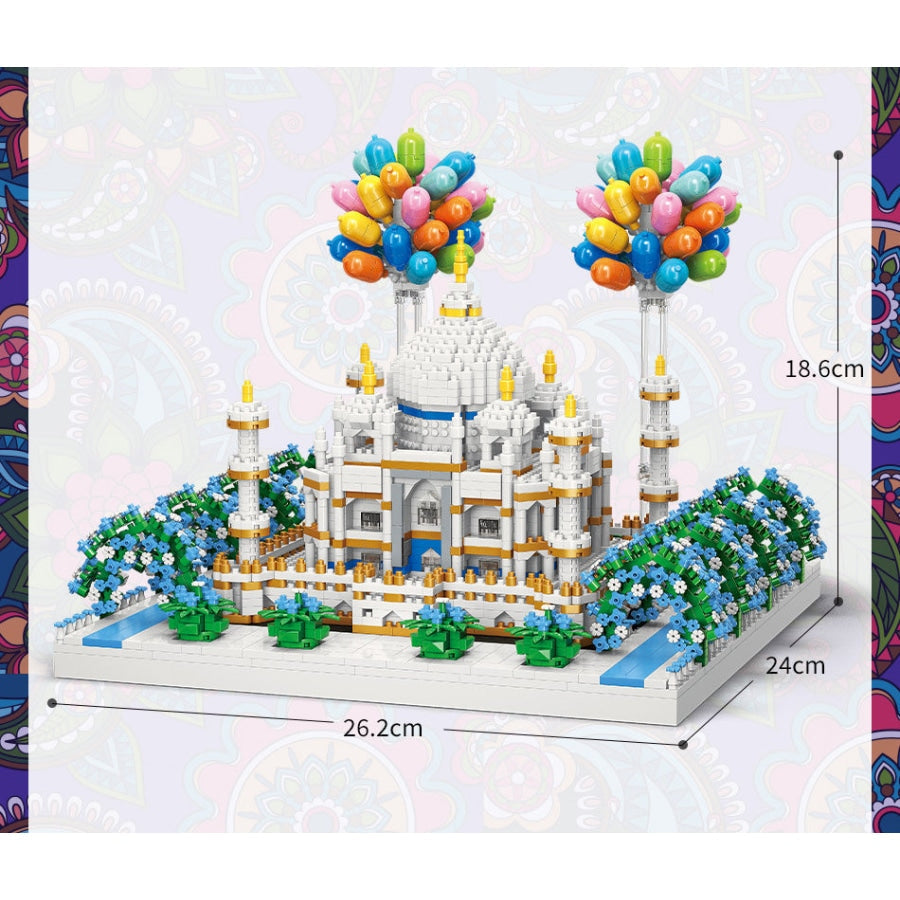 Taj Mahal with Balloons | Building Blocks
