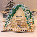 Taj Mahal with Flowers | Building Blocks