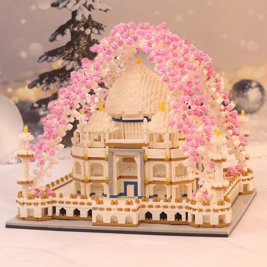 Taj Mahal with Flowers | Building Blocks