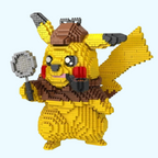 Yellow Lightning Beast Detective | Building Blocks