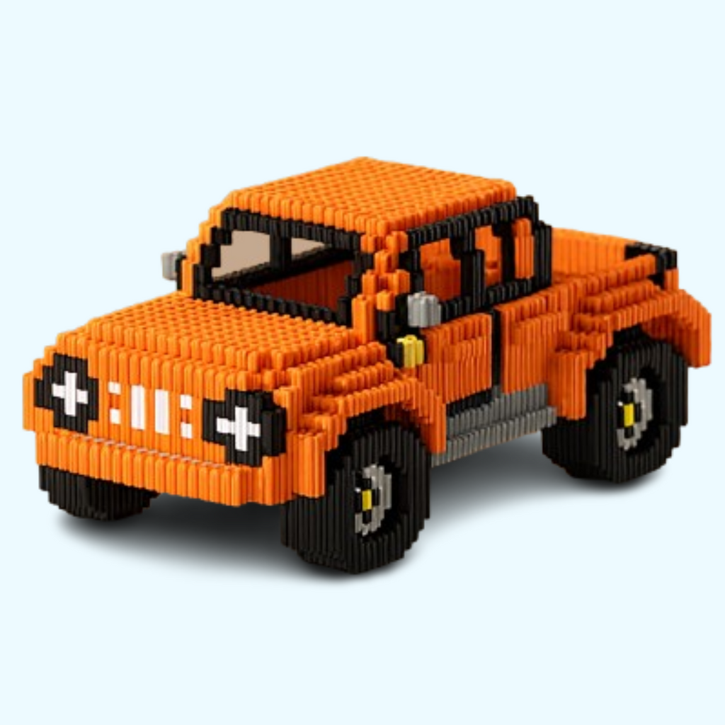 Orange Truck | Building Blocks