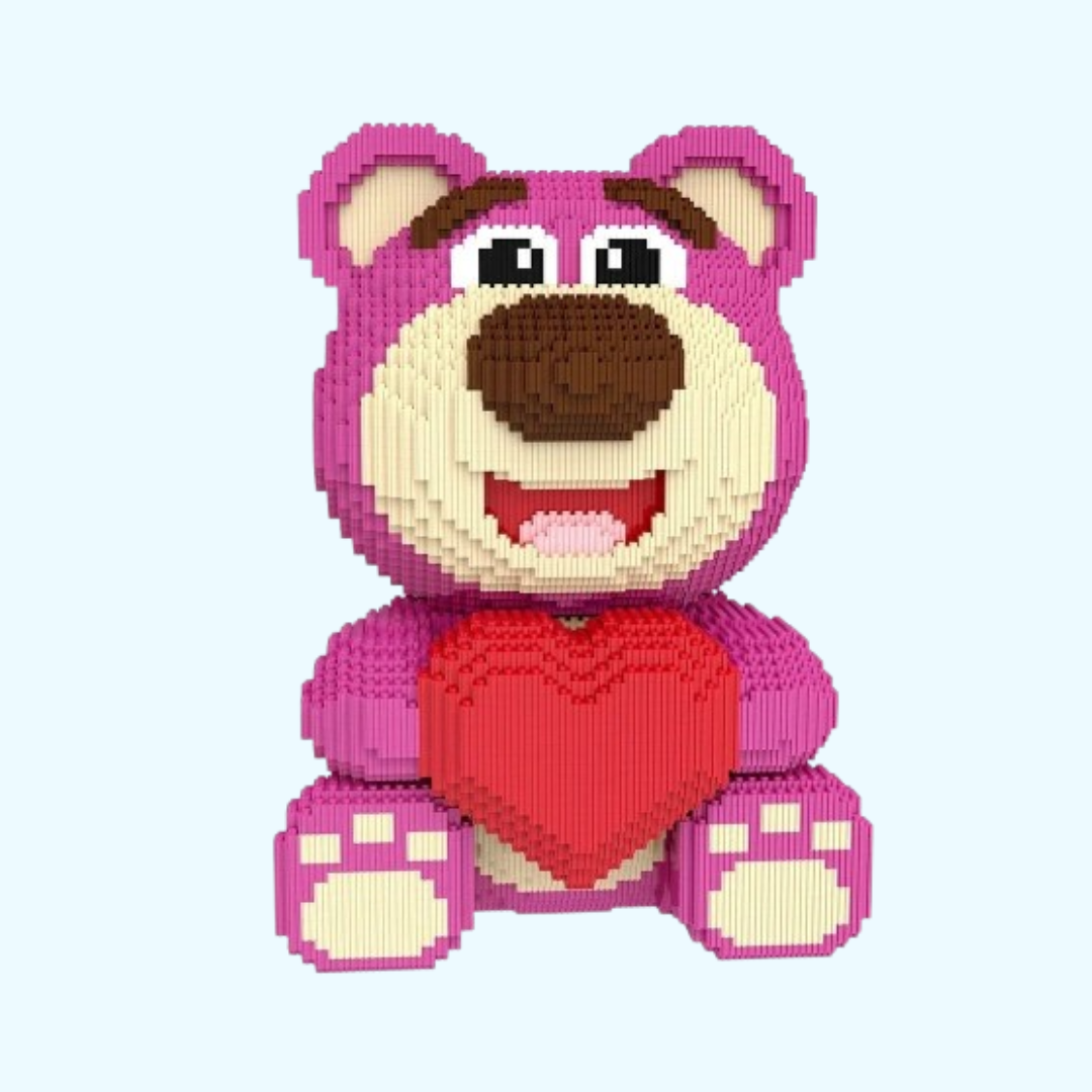 Pink Beer with Heart | Building Blocks