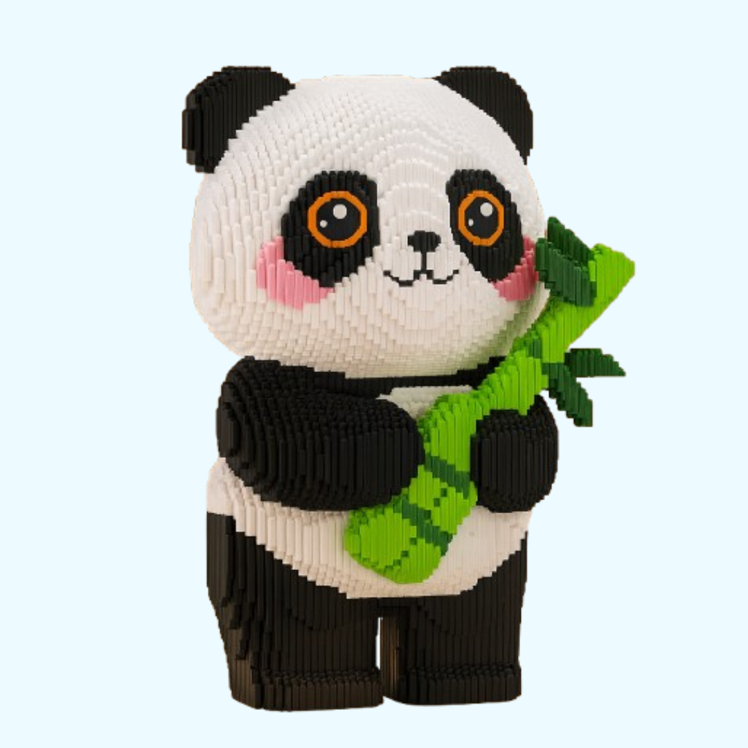 MEGA Panda with Bamboo | Building Blocks